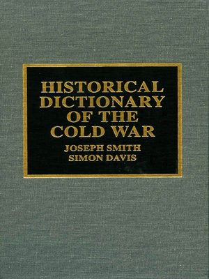 cover image of Historical Dictionary of the Cold War